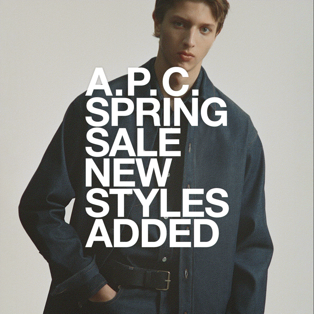 A.P.C. New Sale Styles Added