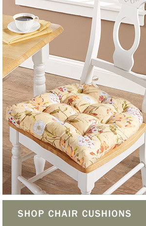 Shop Chair Cushions. Never-Flatten Chair Cushion, In 2 Sizes