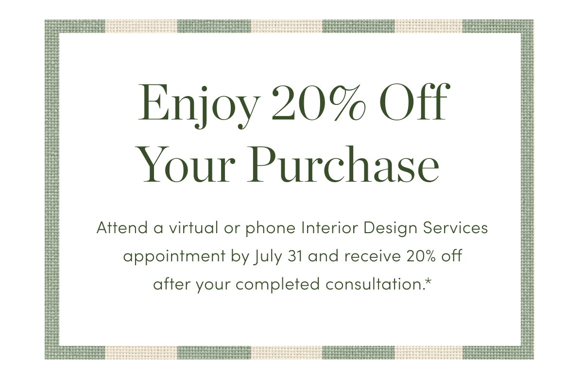 Book an Interior Design Services Appointment