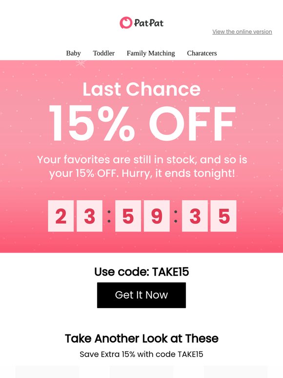 ⏰ Last Chance — 15% OFF Ends Tonight