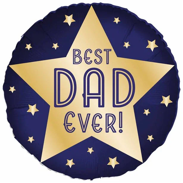 Image of Best Dad Ever Foil Balloon