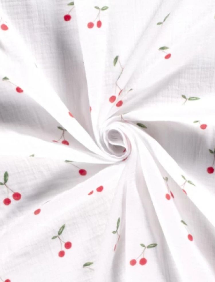 Deadstock Cotton Double Gauze Fabric White
