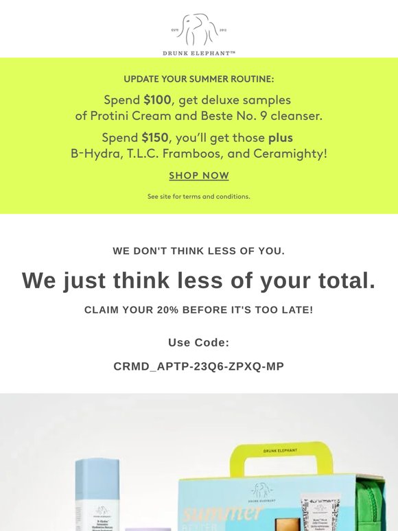 Your 20% off is about to expire