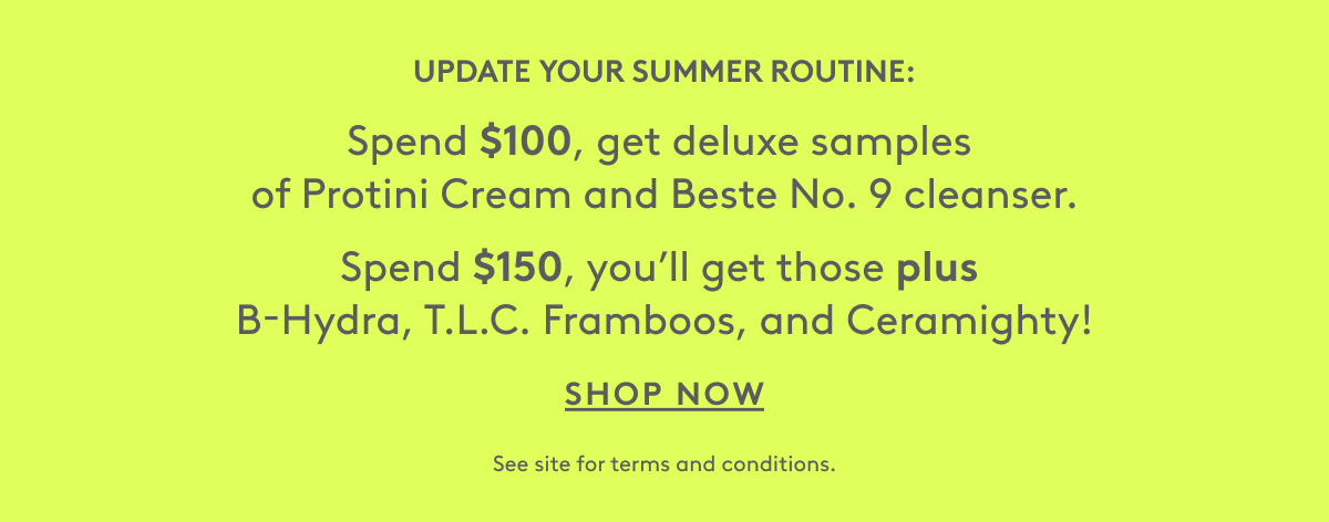 Get Up To 5 FREE Deluxe Samples With $100+ Orders