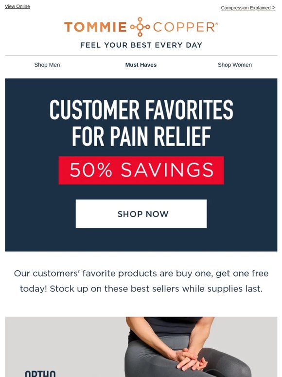 Save 50% on Our Most Popular Styles