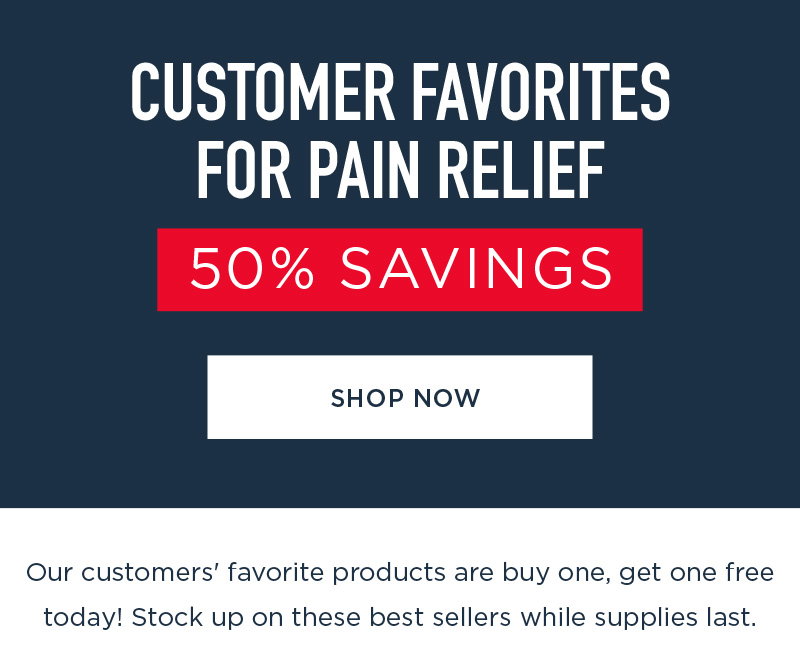 THE CUSTOMER FAVORITES 50% SAVINGS SHOP NOW