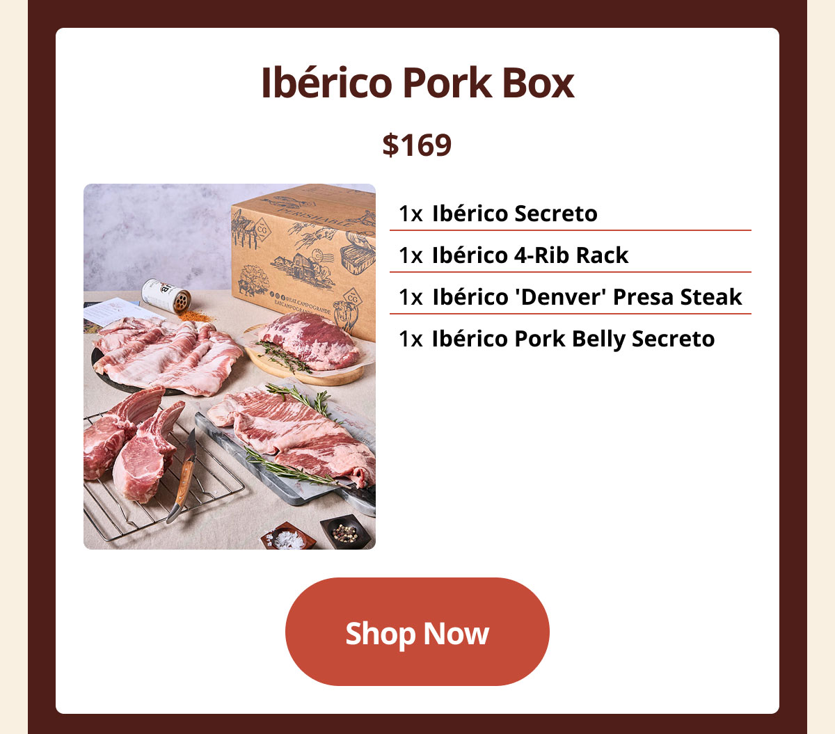 Ibérico Pork Box