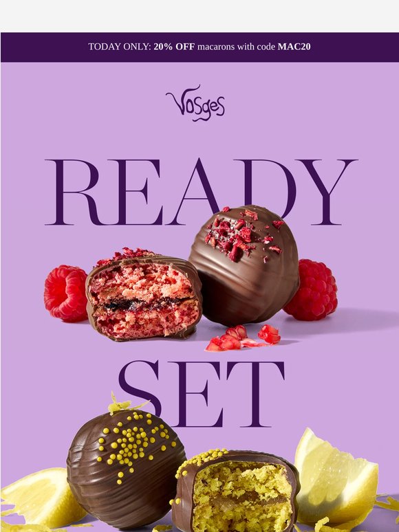 20% OFF Chocolate Dipped Macarons