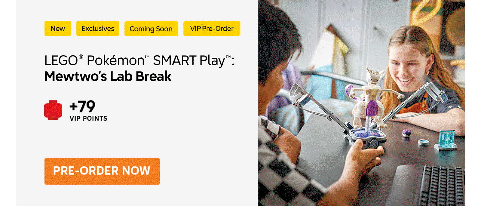 LEGO® Pokémon™ SMART Play™: Mewtwo’s Lab Break