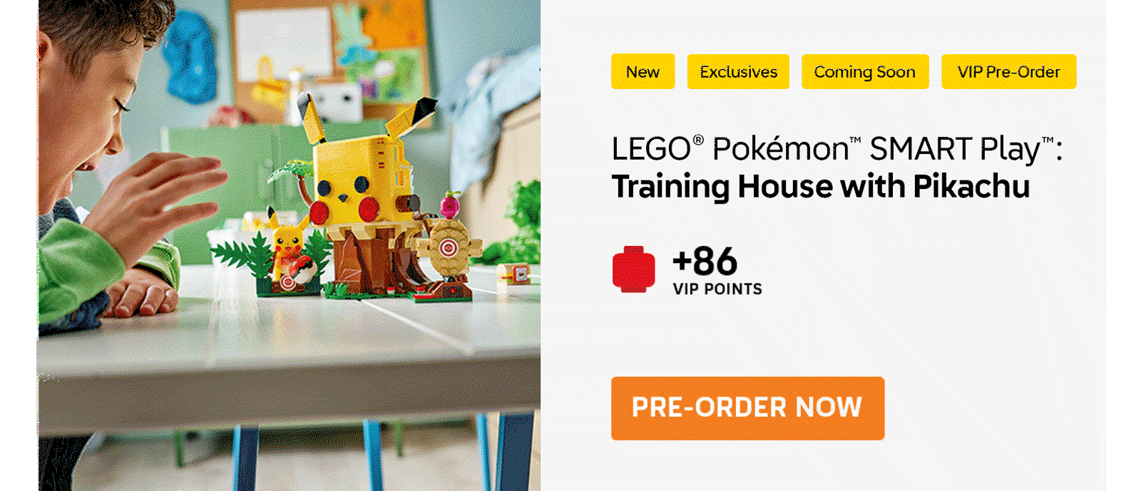 LEGO® Pokémon™ SMART Play™: Training House with Pikachu