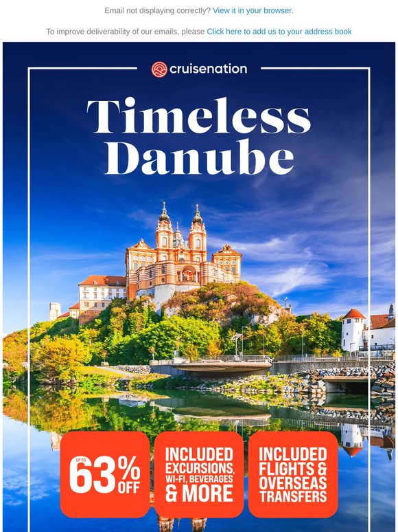 Europe’s Most Elegant River – Our Cheekiest Prices!