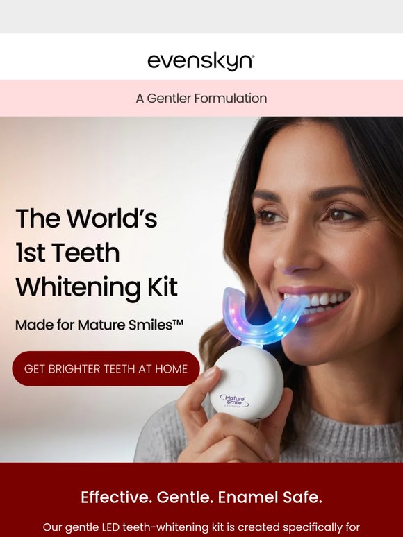 ✨ NEW! MatureSmile™ LED Teeth Whitening Kit ✨
