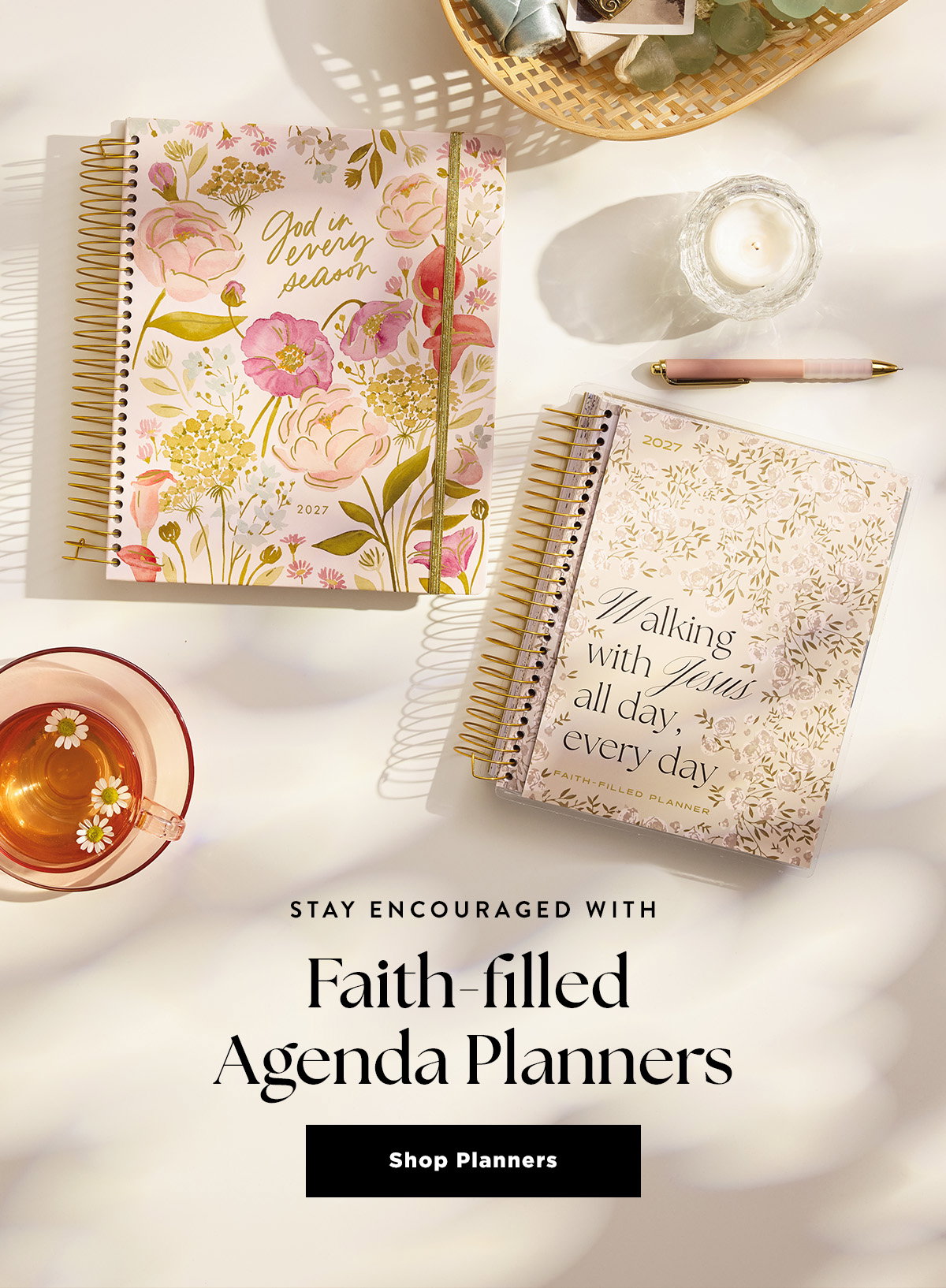 Stay Encouraged with Faith-filled Agenda Planners
Shop planners