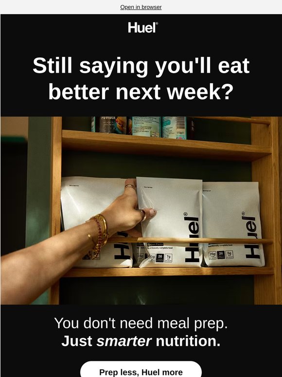 Bye-bye meal prep 👋