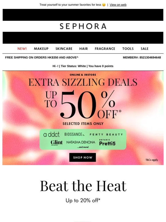 ☀️Summer Sale is ON: UP TO 20% OFF🏖️*