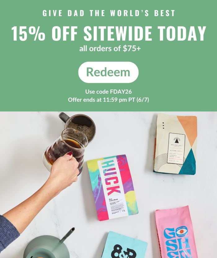 Get 15% off all orders of $75+