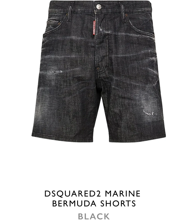 Dsquared2 Marine Bermuda Black Shorts