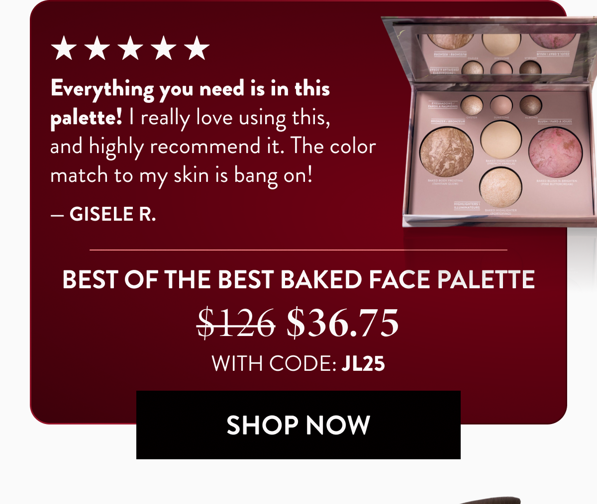 BEST OF THE BEST BAKED FACE PALETTE | SHOP NOW