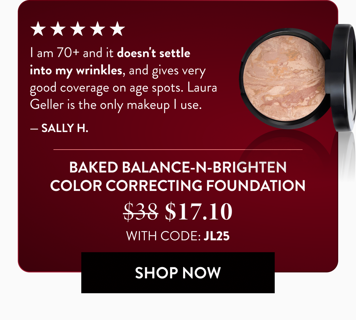 BAKED BALANCE-N-BRIGHTEN COLOR CORRECTING FOUNDATION | SHOP NOW