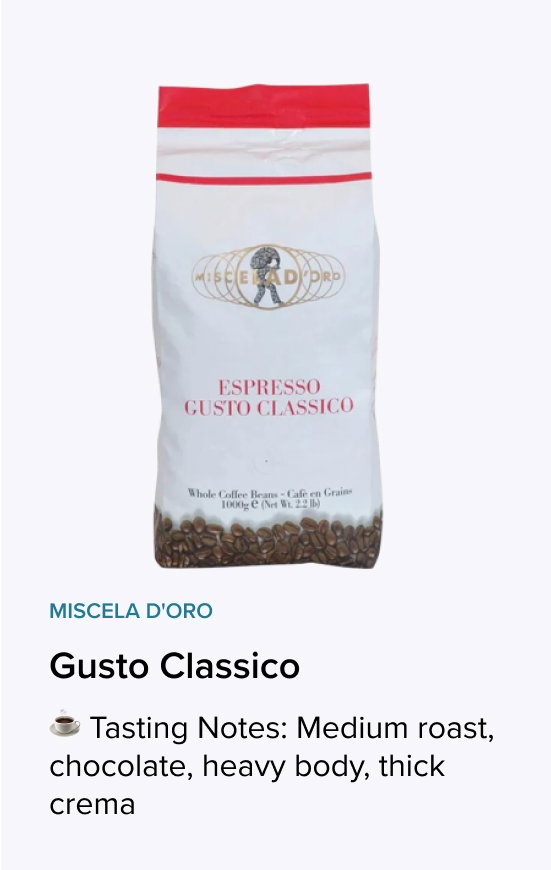 Miscela d'Oro Gusto Classico Espresso - 2.2 lb