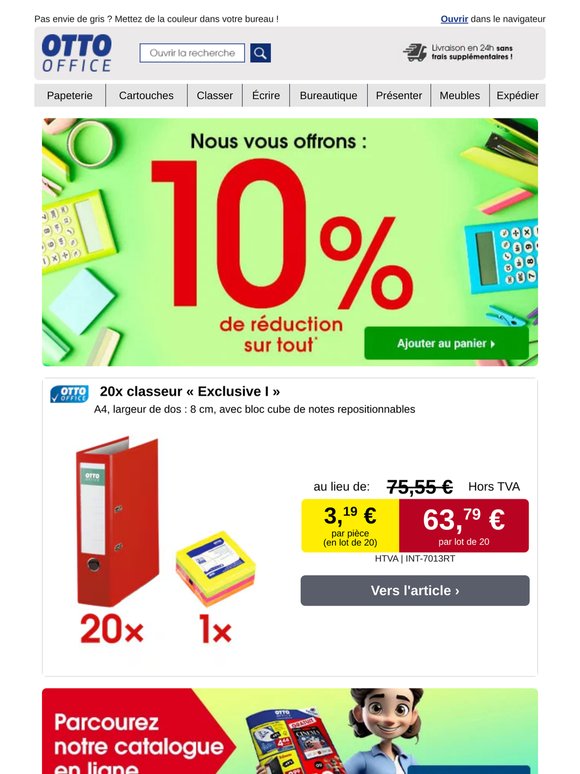 Économisez maintenant : 10% de réduction sur tout