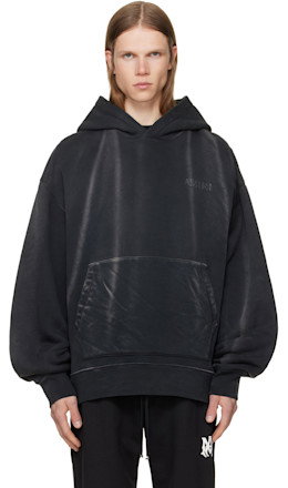 Black 'Vintage AMIRI Oversized' Hoodie