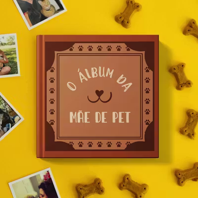 Álbum de Figurinhas — tema Mãe de Pet