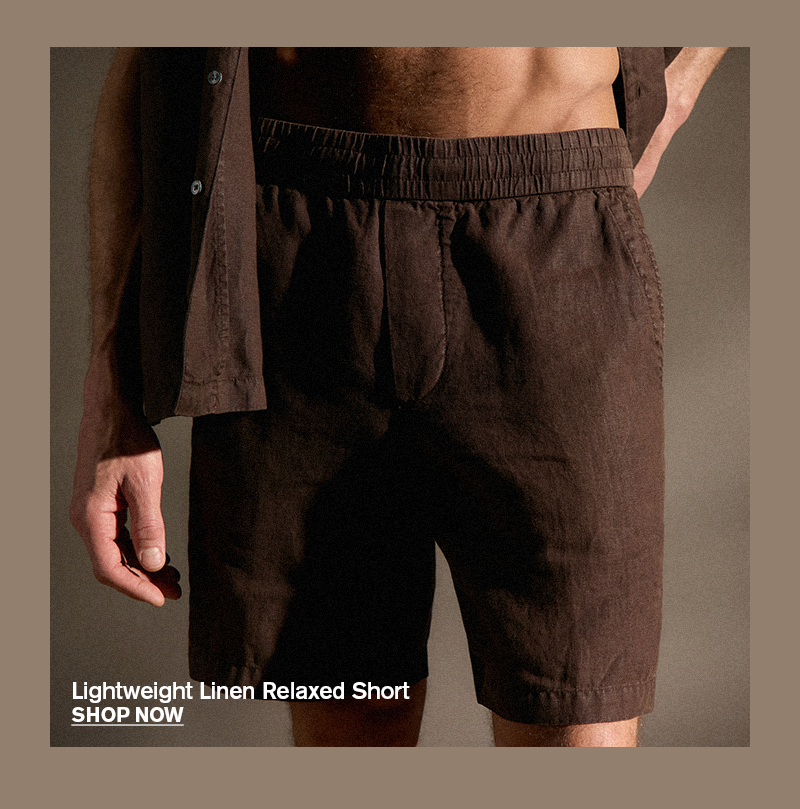 MEN'S LIGHTWEIGHT LINEN RELAXED SHORT