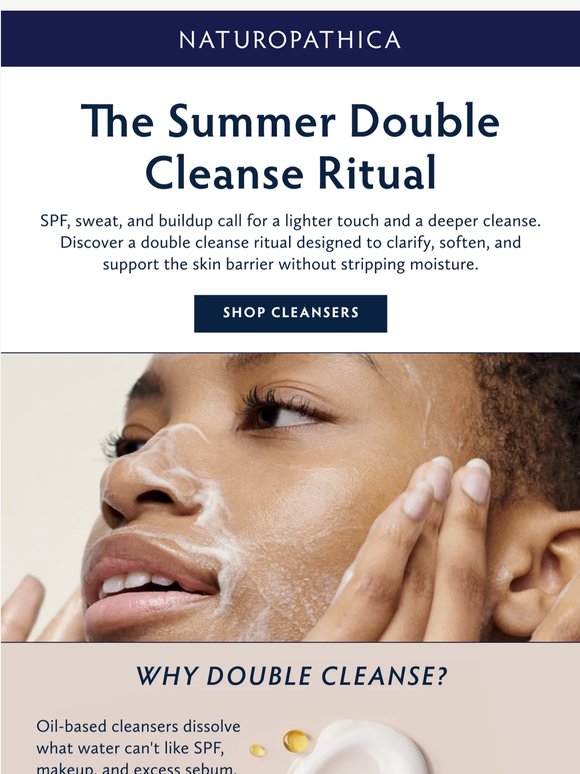 Your Summer Double Cleanse Starts Now🫧