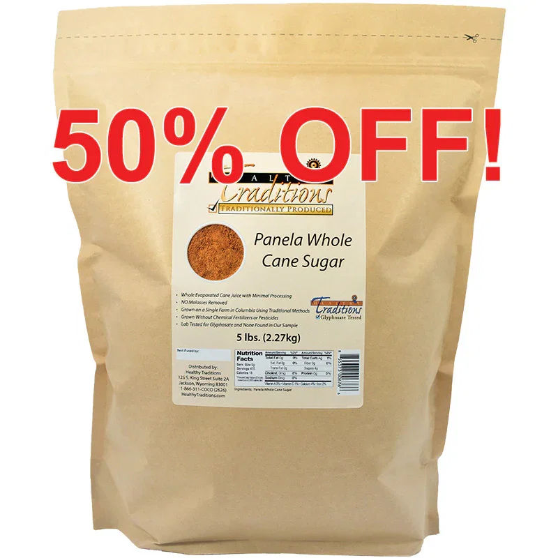Image of Panela Whole Cane Sugar - 5lb Bag