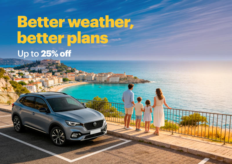 Great weather, better plans - Up to 25% discount