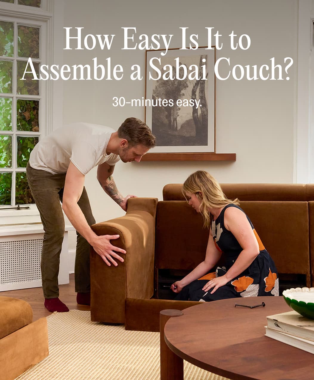How Easy Is It to Assemble a Sabai Couch?