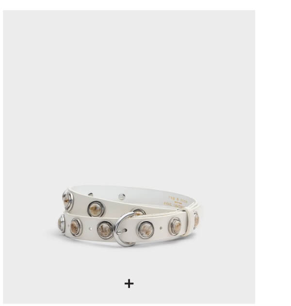 Shop Celia Studded Italian Leather Belt