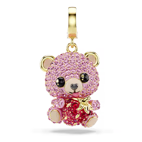 Idyllia-bedel, Verschillende slijpvormen, Teddy, Roze, Goudkleurige toplaag
