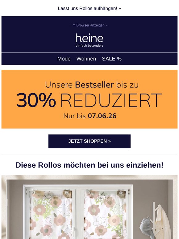 Nur noch kurze Zeit 30% auf Bestseller sichern! ⏰