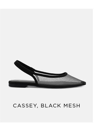 Cassey Black Mesh