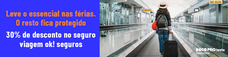 Leva o essencial: bagagem, passaporte e 30% de desconto com a ok! seguros.