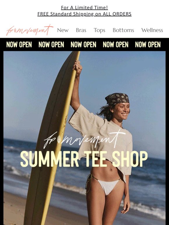 NOW OPEN: The Summer Tee Shop 🌴