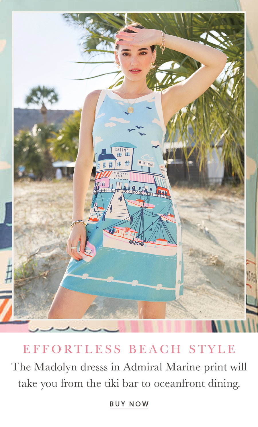 Madolyn Snap Dress Admiral Marina