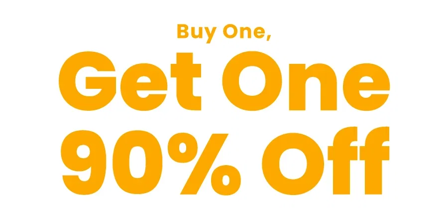Buy One, Get One 90% OFF