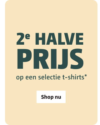 Korting op een selectie t-shirts