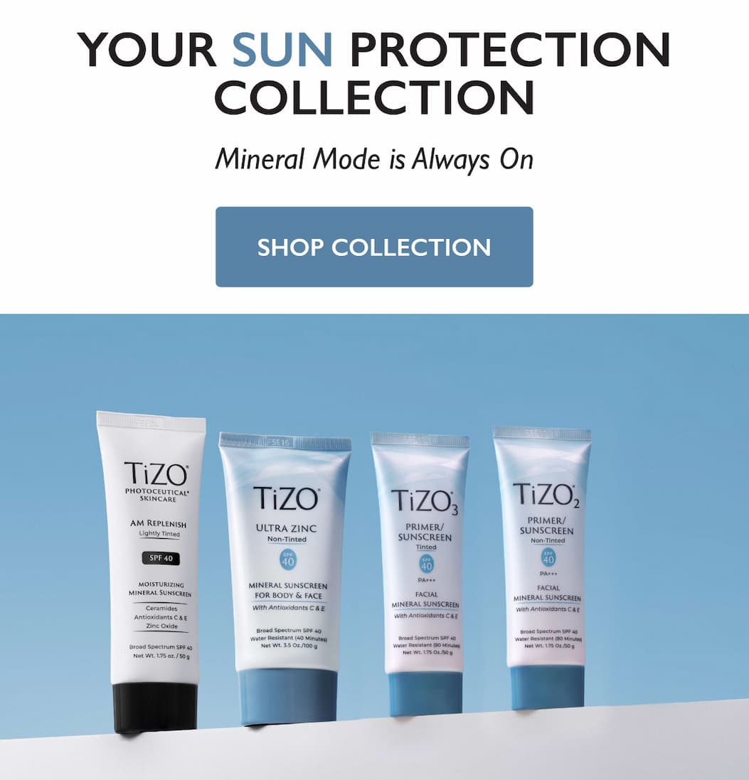 Your Sun Protection Collection Mineral Mode is Always On SHOP COLLECTION
