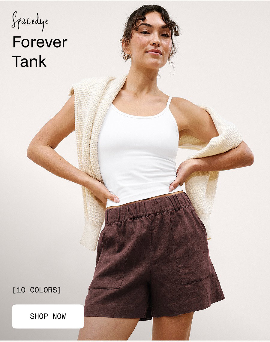 Spacedye Forever Tank in Cloud White