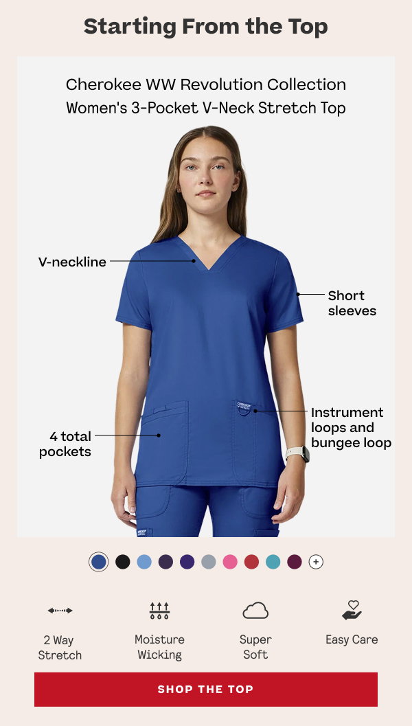 SHOP THE 3-POCKET V-NECK TOP
