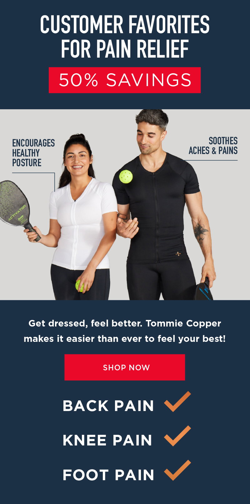 CUSTOMER FAVORITE FOR PAIN RELIEF 50% SAVINGS SHOP NOW
