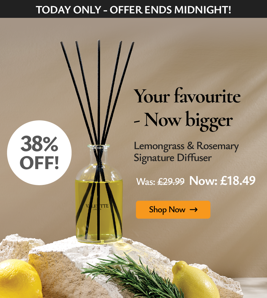 Lemongrass & Rosemary Signature Reed Diffuser - £18.49