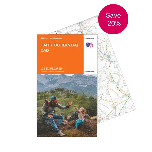 Folded Personalised Map