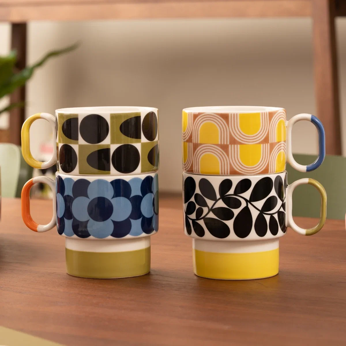 Image of Stacking Mugs - Set of 4