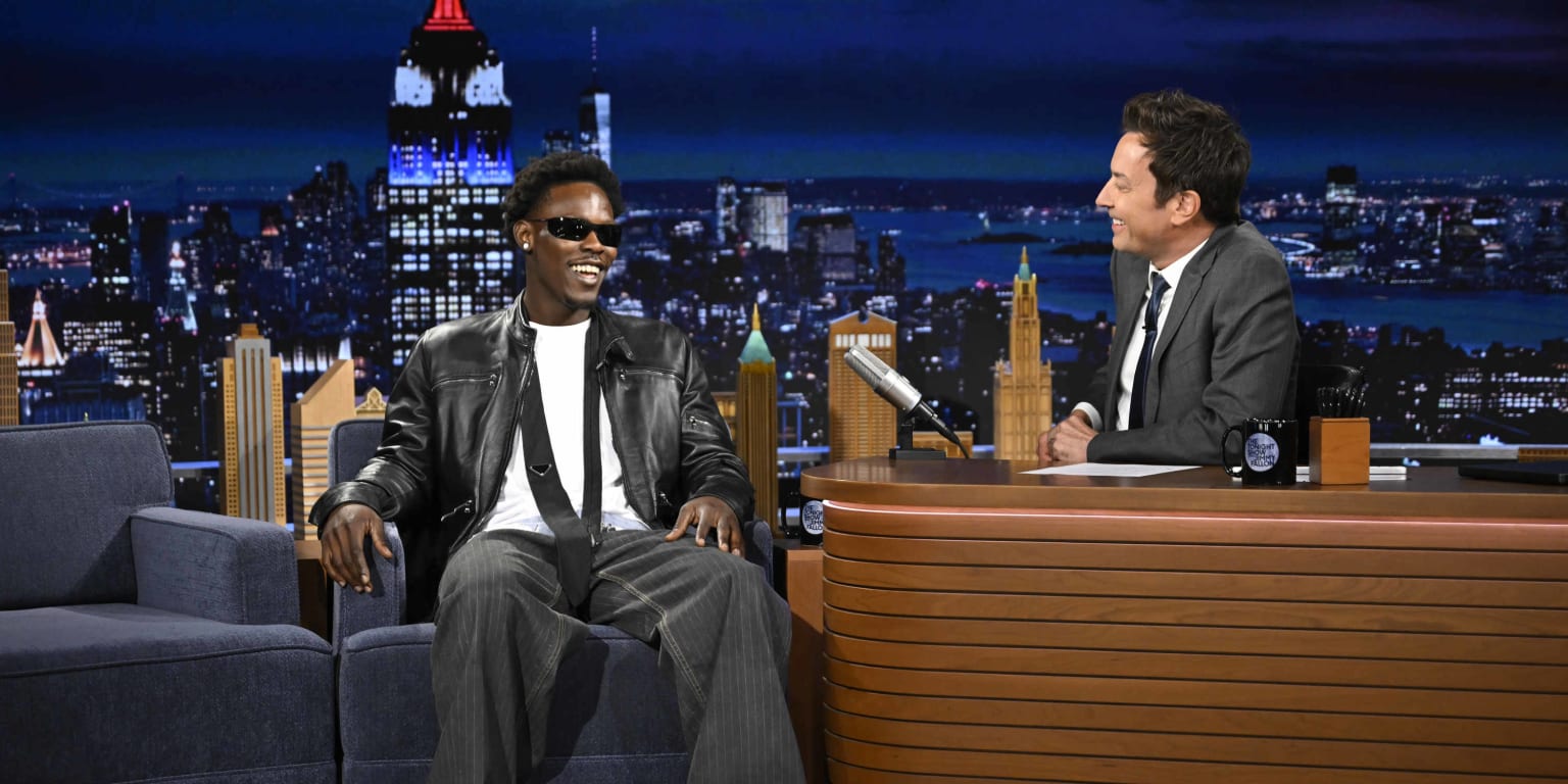 Yankees star Jazz Chisholm Jr. chats with Jimmy Fallon