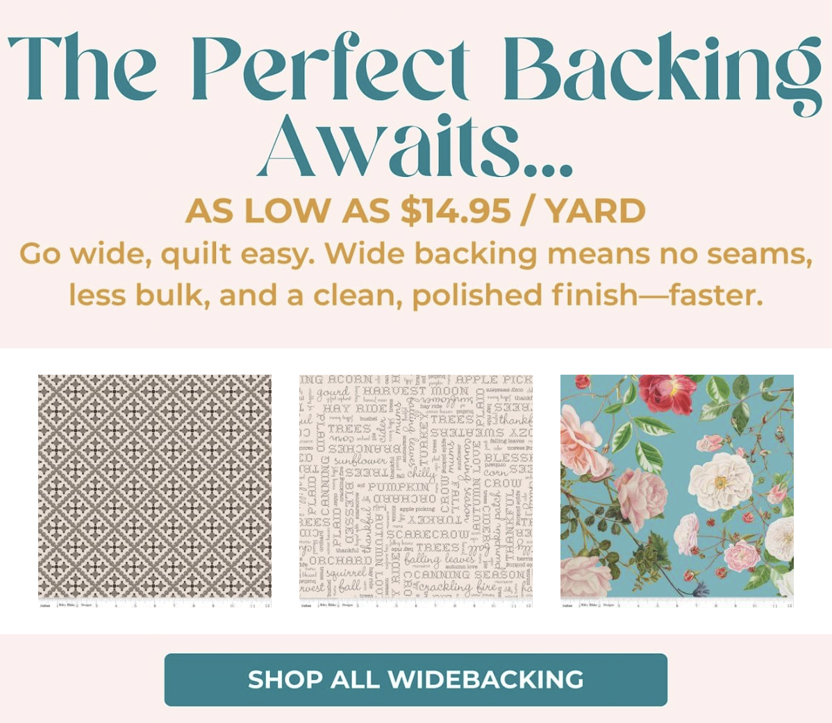 Wide Backing